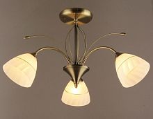 Люстра потолочная трехрожковая Мелодия Света E27 Бронза картинка 